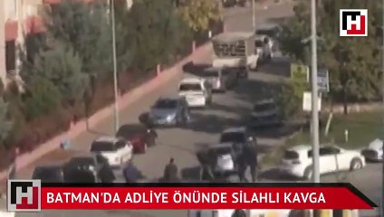 Batman'da adliye önünde silahlı kavga 1 ölü, 3 yaralı