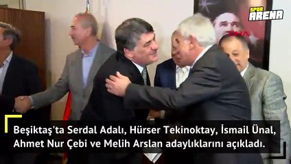 Beşiktaş'ta başkan adayları belli oldu