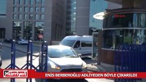 Enis Berberoğlu adliyeden böyle çıkarıldı