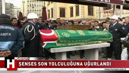 ADNAN ŞENSES SON YOLCULUĞUNA UĞURLANDI