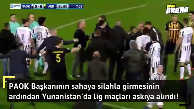 Yunanistan'da ortalık karıştı, lig maçları ertelendi!