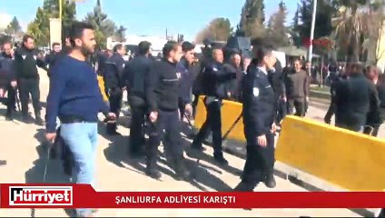 Şanlıurfa Adliyesi'nde çıkan kavgada çok sayıda yaralı