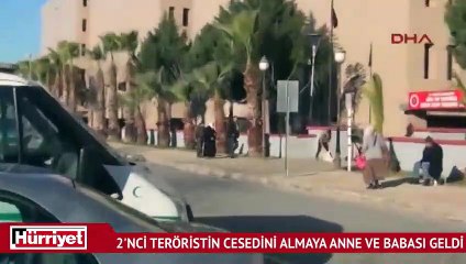 Teröristin cenazesini almaya geldiler
