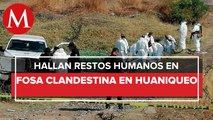 Hallan una fosa clandestina con seis cuerpos en Huaniqueo, Michoacán