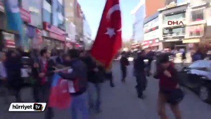 Adıyaman'da karşıt görüşlüler arasında arbede: 7 gözaltı