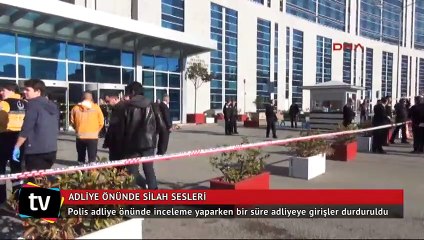 Kartal Adliyesi'nde silah sesleri