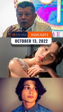 Rappler's highlights: Remulla's son arrested, Jung Ho-yeon, and Rhys Eugenio | October 13, 2022 | The wRap