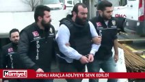 Babasının katilini öldüren zanlı zırhlı araçla adliyeye sevk edildi