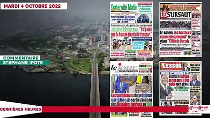 Le Titrologue du 04 Octobre 2022- En colère, les docteurs non recrutés prennent en otage « l’UFHB de Cocody »