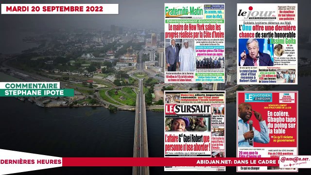 Le Titrologue du 20 septembre 2022- L’ONU offre une dernière chance de sortie honorable à Assimi Goïta