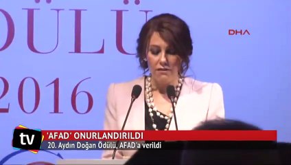 20. Aydın Doğan Ödülü, AFAD'a verildi