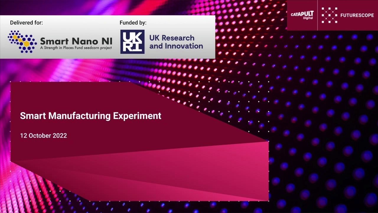 Digital Catapult launch of Smart Manufacturing Experiment and visit of Spot the Robotic Dog