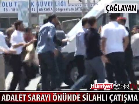 İŞTE ÇAĞLAYAN ADLİYESİ ÖNÜNDEKİ ÇATIŞMA ANI
