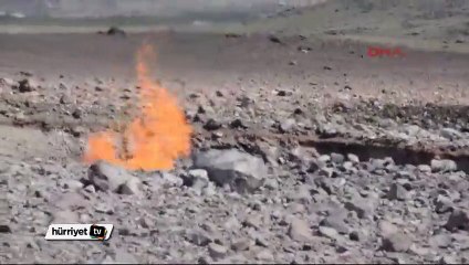 PKK doğalgaz boru hattını ateşe verdi
