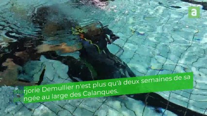 Derniers entraînements pour Marjorie Demullier