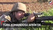 Türk komandosu Afrin'de