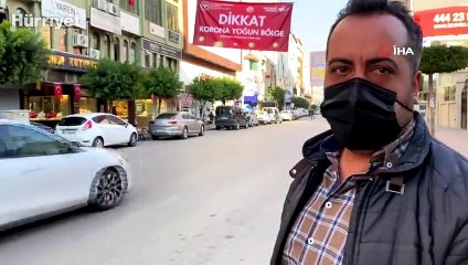 İskenderun'da afişli korona uyarısı