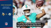 Tagovailoa will not play against Vikings - McDaniel