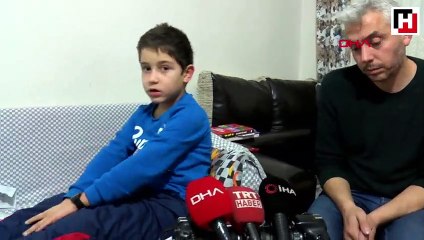 Karla oynarken vücudunda yanık oluşan Mirzah, taburcu oldu