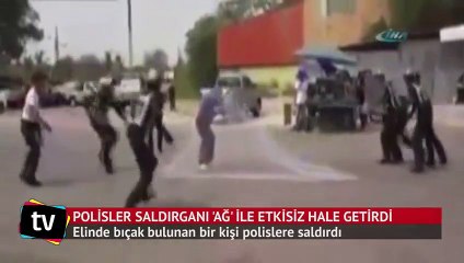 Bıçaklı saldırgan ’ağa’ takıldı
