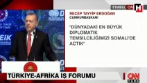 Erdoğan, Türkiye-Afrika Ekonomi ve İş Forumu'nda konuştu.