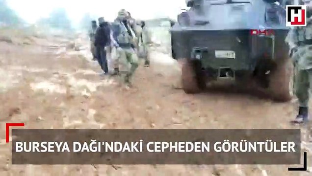 Burseya Dağı'ndaki cepheden görüntüler