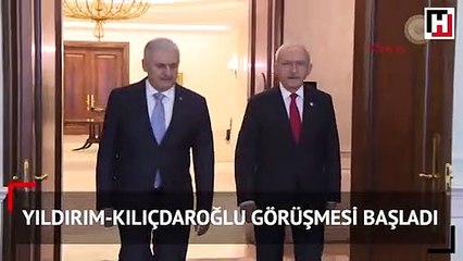 Yıldırım-Kılıçdaroğlu görüşmesi başladı