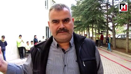 Öğrenciler okul bahçesine bowling sahası yaptı