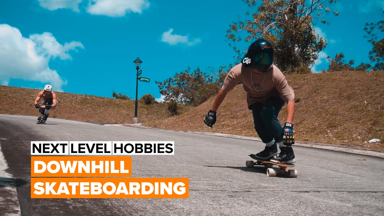 Jung und extrem: Downhill-Skateboarding