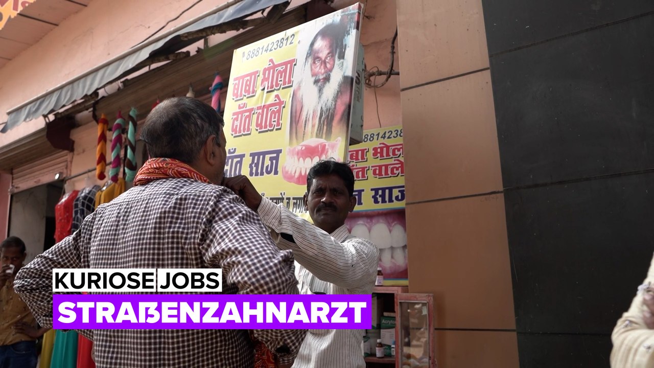 Kuriose jobs: straßenzahnarzt