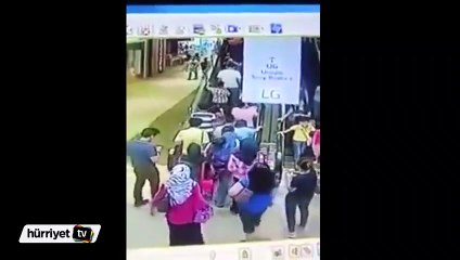 Yürüyen merdivene aşırı ağırlık binerse