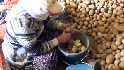 Ülkenin en önemli patates üretim noktasında sosyal mesafe kuralı