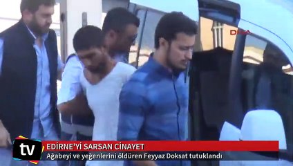 Ağabeyi ve yeğenlerini öldüren katil zanlısı genç tutuklandı