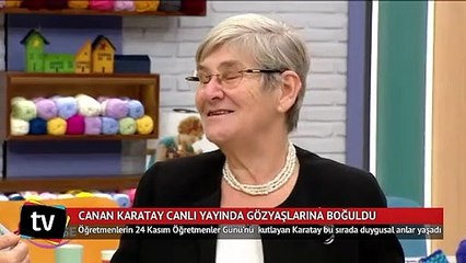 Profesör Canan Karatay canlı yayında gözyaşlarını tutamadı