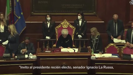 Liliana Segre preside la sesión inaugural de la cámara alta y pasa el testigo a Ignazio La Russa
