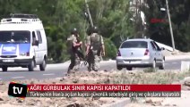 Gürbulak Sınır Kapısı güvenlik nedeniyle giriş- çıkışa kapatıldı