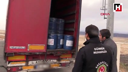 Gürbulak sınır kapısında 18,4 ton siyanür yakalandı