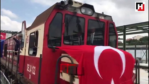 Halkalı Gebze Banliyö hattının test sürüşü yapıldı