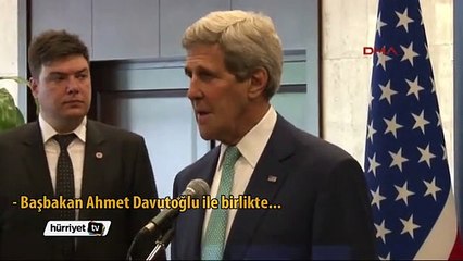 Kerry, Davutoğlu ve Çavuşoğlu demekte zorlandı
