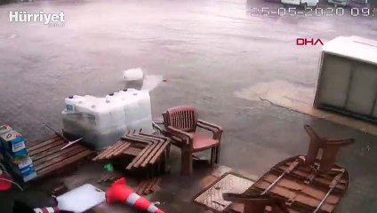 Fırtınada ölümden dönen işçi o anları anlattı