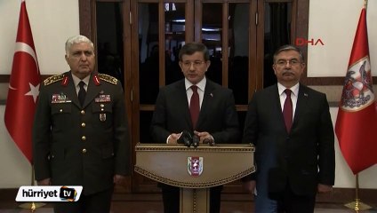 Başbakan Davutoğlu'ndan operasyon açıklaması