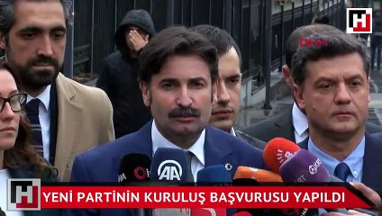 Yeni partinin kuruluş başvurusu yapıldı