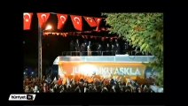 Başbakan Ahmet Davutoğlu Konya'da zafer konuşması yaptı