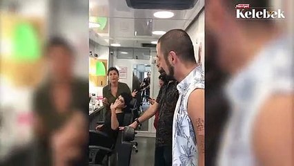 Kendi cep telefonları ile kamera arkası yaptılar