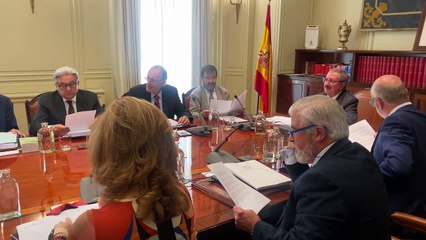 Rafael Mozo, nuevo presidente del CGPJ, junto al resto de vocales