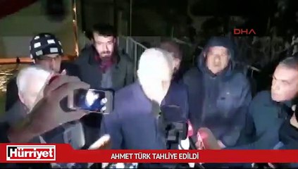 Ahmet Türk tahliye edildi