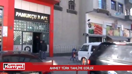 Ahmet Türk tahliye edildi