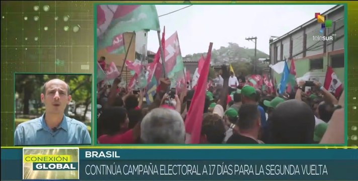 Candidatos brasileños prosiguen campaña electoral en el noreste de Brasil