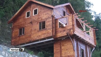 Böyle ev ancak Rize'de olur