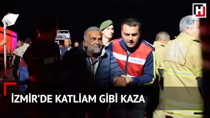 İzmir'de gece yarısı katliam gibi kaza